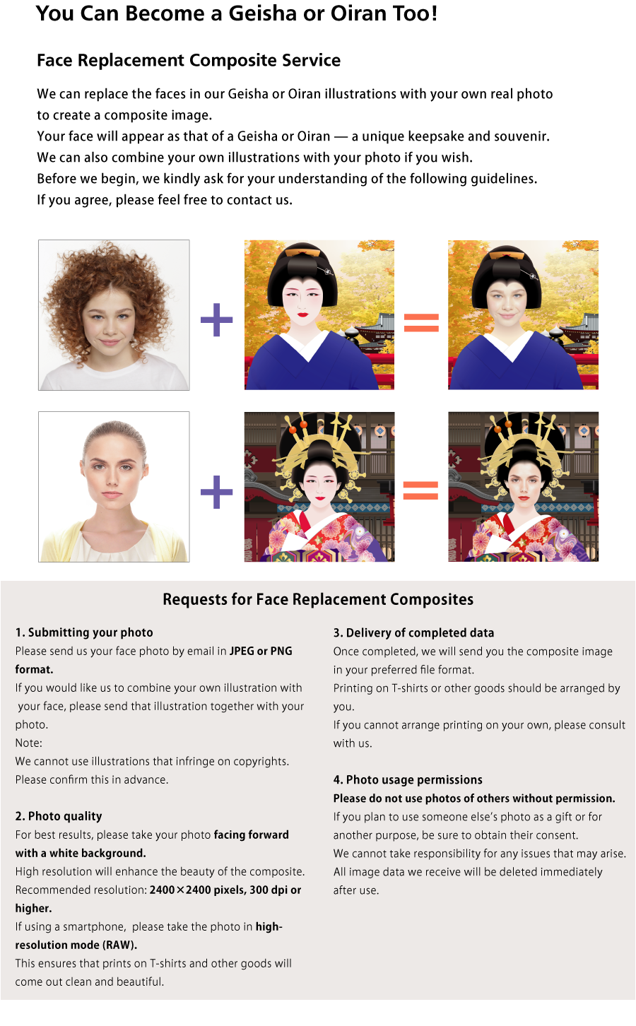 Geisha_Oiran face composite